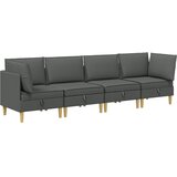  Modularni set sofe sa skladištem 4 pcs Tamnosiva Tkanina | Shoptok.si