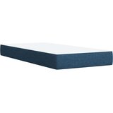  Krevet s oprugama i madracem plavi 80x200 cm od tkanine | shoptok.hr