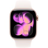 Apple Watch Serija 11 GPS 42mm M/L Rose MEU44ZR/A Aluminijumsko kucište Gold sportska narukvica Blassrosa | shoptok.hr