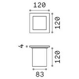 Ideal Lux Spoljna ugradna svetiljka za prilaze 1xG9/15W/230V IP54 | Eponuda.com