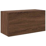 vidaXL Kopalniška stenska omarica rjav hrast 60x25x30 cm inž. les | Shoptok.si
