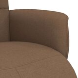  Naslonjač od tkanine s osloncem za noge smeđi | shoptok.hr