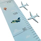 EPICPRODUCTION Visinometar za decu "avion" (do 150 cm, drveni, samolepljivi) | ePonuda.com