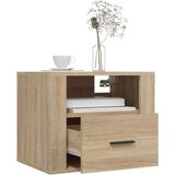  Zidni noćni ormarići 2 kom boja hrasta sonome 50x36x40 cm | shoptok.hr