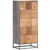 vidaXL predalnik 45x30x100 cm iz trdnega predelanega lesa | Shoptok.si