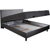 Boxxx POSTELJA Z VZMETNICO 160 cm x 200 cm , les, tekstil siva | Shoptok.si