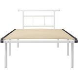  Okvir za krevet bijeli metalni 100 x 200 cm | shoptok.hr