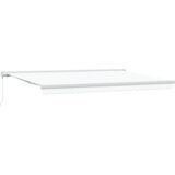 vidaXL Manualna Uvlačna Tenda Bijela 500x300 cm | shoptok.hr