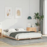 vidaXL Krevet s daskama Smeđa 150 x 200 cm Masivna borovina | shoptok.hr