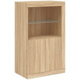  Komoda s LED svjetlima boja hrasta sonome 162 x 37 x 100 cm | shoptok.hr