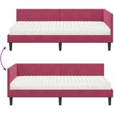  Kutni krevetni okvir s madracem Ostalo 2 pcs Zelena Baršun | shoptok.hr