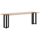 vidaXL konzolna miza noge t-oblika 2 kosa črna 38x25x(72-73) cm jeklo | Shoptok.si
