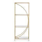 BIZZOTTO Željezna biblioteka u zlatnoj boji 56x151,5x25 cm Elenor – | shoptok.hr
