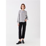 LC Waikiki Women's Crew Neck Plaid Long Sleeve Blouse | shoptok.hr