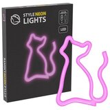 Manta LED SVJETLEĆA OZNAKA MAČAK (CAT), 17X23.5X2CM, SNL06PK, (5902510611842) | shoptok.hr