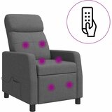  Krevetna stolica za masažu Tamnosiva Tkanina | shoptok.hr