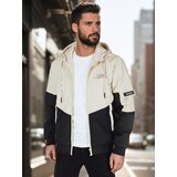 DStreet Kurtka męska przejściowa z kapturem beżowa | shoptok.hr
