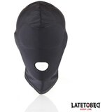 LATETOBED BDSM Line Eyes Cover Hood Black Cene