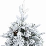  Umjetno božićno drvce s nogom s stalakom Bijelo 120 cm PE i PVC | shoptok.hr