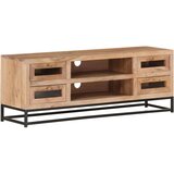  ormarić 110 x 30 x 40 cm od masivnog bagremovog drva | shoptok.hr