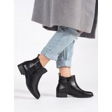 Shelvt Black women's Chelsea boots with a flat heel | Shoptok.si