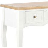 3 280044 Dressing Console Table with Drawers White | shoptok.hr