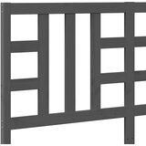  Uzglavlje za krevet sivo 166 x 4 x 100 cm od masivne borovine | shoptok.hr
