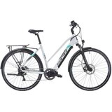 X-plorer električno kolo spr e-trekking faster lady 28, belo turkizna | Shoptok.si