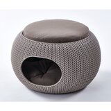 Curver smeđi plastični krevet za mačke Knit Home | shoptok.hr