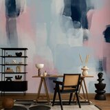  Foto tapeta - Harmonious colours - abstract with blue and pink shapes 250x175 | shoptok.hr
