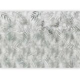  Foto tapeta - Minimalist landscape - nature motif with grey exotic leaves 200x140 | shoptok.hr