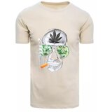 DStreet Men's beige T-shirt RX4923 | shoptok.hr