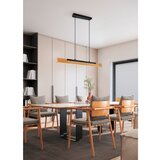  Mat črna LED viseča svetilka z lesenim senčilom Kerala – | Shoptok.si