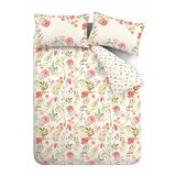 Catherine Lansfield Kremno bela enojna posteljnina 135x200 cm Ella Poppy – Cene