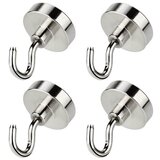INF Paket 4 magnetnih kavljev Silver, (21247199) Cene