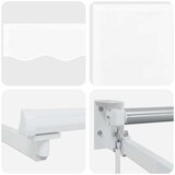 Ručna Ročna zložljiva senčnica z LED lučmi Bela 3,5 x 2,5 m, (5000206093) | Shoptok.si