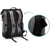 Fillikid torba/ruksak za pelene Osaka, siva melange | shoptok.hr