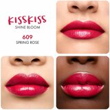 Guerlain KissKiss Shine Bloom bleščečo šminko odtenek 609 Spring Rose 3,5 g | Shoptok.si