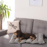 Love Story črna podloga za pse iz sherpa flisa 50x80 cm | Shoptok.si