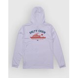 Salty Crew Overnight Hood Sunshirt Longsleeve Lycra white | Shoptok.si