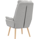 vidaXL Udobna stolica Cloud Grey tkanina | shoptok.hr