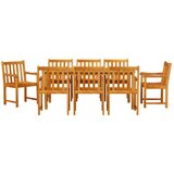  Vrtni set za objed 9 pcs Smeđa Čvrsto drvo akacije | Eponuda.com