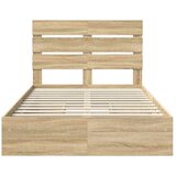  Krevet s od storage Sonoma hrast 120 x 200 cm Konstruirano drvo | shoptok.hr