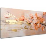  Strukturno Slika nje zlatni dodir prirode - premium art | različite dimenzije Cene