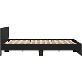 vidaXL Okvir za krevet s uzglavljem crni 160x200 cm | shoptok.hr