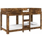 Krevet na kat za djecu Dimljeni hrast 100 x 200 cm | Eponuda.com