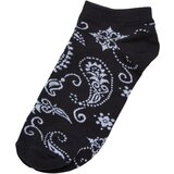 Urban Classics Accessoires Bandana Pattern No Show Socks 5-Pack black Cene