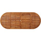 vidaXL vrtni blagovaonski stol 220 x 90 x 75 cm masivno bagremovo drvo | shoptok.hr