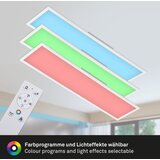 BRILO LED RGBW prigušiva stropna svetiljka SLIM LED/40W/230V + daljinski upravljač | Eponuda.com