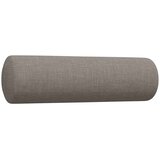  2-dijelni set sofa s ukrasnim jastucima smeđesivi od tkanine | shoptok.hr